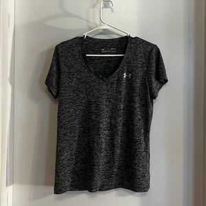 Under Armour Women's Charcoal V-Neck Tee